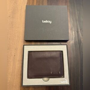 Bellroy Hide & Seek Lo Premium Edition Mens Brown Leather Wallet